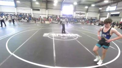 132 lbs Consi Of 16 #2 - Deion Zamora, Bighorns vs Nate Arrington, Bagdad Copperhead WC