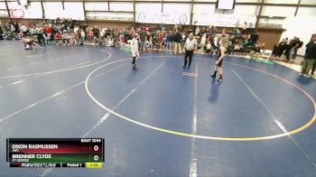 115 lbs Champ. Round 1 - Dixon Rasmussen, JWC vs Brenner Clyde, St George