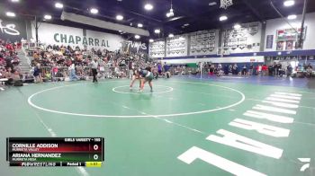 155 lbs Semifinal - Ariana Hernandez, Murrieta Mesa vs Cornille Addison, Murrieta Valley