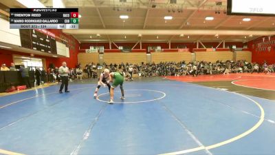 134 lbs Cons. Round 1 - Trenton Reed, Rancho Cotate vs Mario Rodriguez-Gallardo, Concord