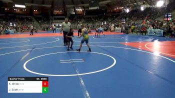 Quarterfinal - Kendalynn Wilde, Perry Youth Wrestling vs Jaxton Scott, Berryhill Wrestling