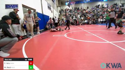 46 lbs Consi Of 4 - Carsen Lacy, Miami vs Maverick Reid, Pocola Youth Wrestling