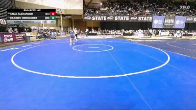 Girls 3A 190 lbs Cons. Round 3 - Talia Alexander, Kelso (Girls) vs Cassidy Hernandez, Southridge (Girls)