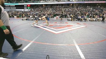 5A 157 lbs Semifinal - Noah Cerino, West Carteret vs Kavan Wilson, Smoky Mountain High School