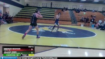 120 lbs Quarters & 1st Wb (16 Team) - Brennan Neumann, Vidalia vs Graham Jones, Fellowship Christian School