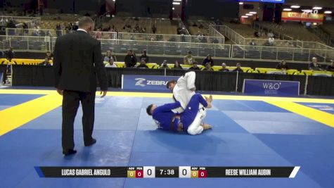 Reese William Aubin vs Lucas Gabriel Angulo 2025 Pan Jiu Jitsu IBJJF Championship