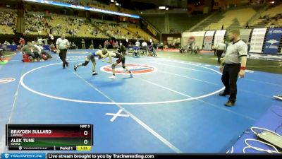 113 Class 1 lbs Quarterfinal - Brayden Sullard, Lawson vs Alek Tune, Fatima