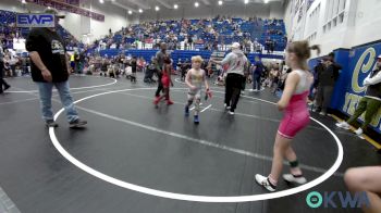 64 lbs Round Of 16 - Laython Eichman, Elgin Wrestling vs Ashlynn Clark, Choctaw Ironman Youth Wrestling