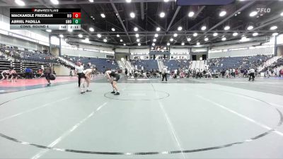 157 lbs Cons. Round 4 - Abriel Padilla, Unattached Mt Olive vs Mackandle Freeman, University Of Rio Grande