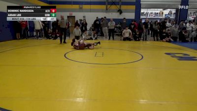 114 lbs Consy 2 - Dominic Nardozza, Altoona vs Aidan Lee, Germantown Academy