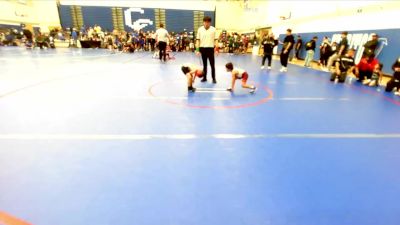 49 lbs Cons. Semi - Carson Dickinson, Swarm Wrestling Club vs Phoenix Rodriguez, Church Boyz Wrestling Club