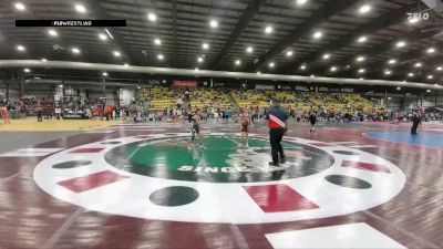 91 lbs 5th Place Match - Scarlet Longbrake, Dupree Youth Wrestling vs Jennessy Messerly, Lockwood Wrestling Club