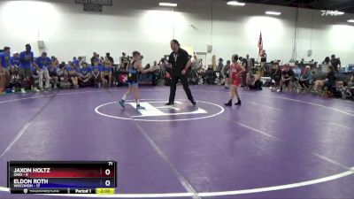 71 lbs Round 3 (8 Team) - Jaxon Holtz, Ohio vs Eldon Roth, Wisconsin