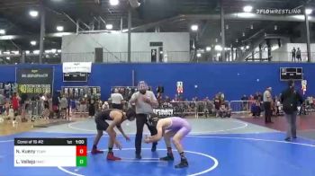 126 lbs Consi Of 16 #2 - Nolan Kueny, Team Vision Quest vs Logan Vallejo, Iawc