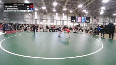 50 kg Cons. Rd Of 32 - Katie Biscoglia, Ubasa Wrestling Academy vs Heather Crull, Bearcat Wrestling Club