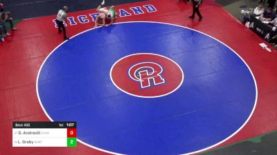 192 lbs Round Of 64 - Dominic Andreolli, Chartiers Houston vs Landon Graby, Northern Lebanon