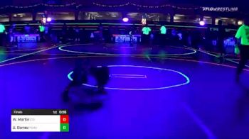 50 lbs Final - Wesley Martin, 2tg vs Urijah Gomez, Pomona Elite