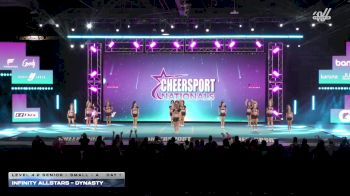 Infinity Allstars - Dynasty [2026 L4.2 Senior - Small - A Day 1] 2026 CHEERSPORT National All Star Cheerleading Championship