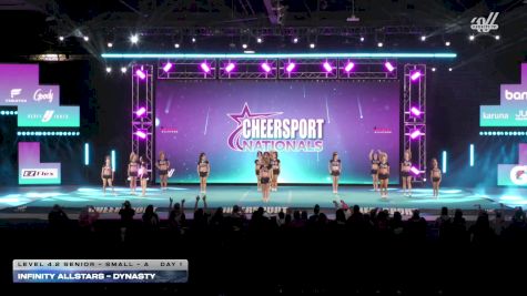 Infinity Allstars - Dynasty [2026 L4.2 Senior - Small - A Day 1] 2026 CHEERSPORT National All Star Cheerleading Championship