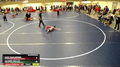 71 lbs Quarterfinal - Kamden Gallus, Pursuit Wrestling Minnesota vs Jaxx Dahlheimer, Scoring Edge Wrestling Center