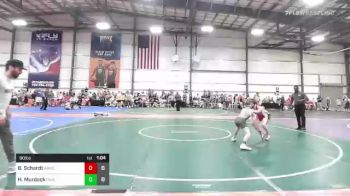 90 lbs Round Of 16 - Brennan Schardt, All-American Wrestling Club vs Harrison Murdock, Roundtree Wrestling Academy Black