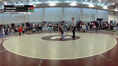 58-60 lbs Semifinal - Stella Cruz, Culpeper Warriors vs Aliya Adilli, Nova WC