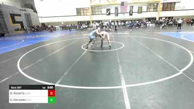 157E lbs Rr Rnd 1 - Brayden Roberts, Long Island vs Griffin Gonzalez, Lehigh