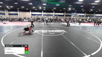 116 lbs Round Of 32 - Raiden Cook, Victory WC-Central WA vs Cruz Ramirez, Idaho Gold