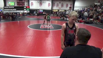 9 lbs Cons. Semi - Hudson Billings, WBNDD vs JaRon Martin, Fort Madison Wrestling