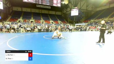 138 lbs Cons 32 #1 - Lexi Burton, Kansas vs Kenna Pino, Colorado