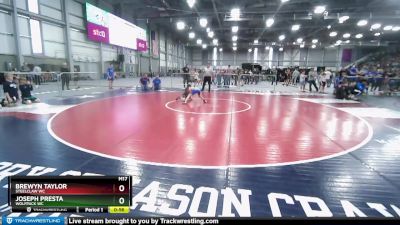 63 lbs Champ. Round 2 - Joseph Presta, Wolfpack WC vs Brewyn Taylor, Steelclaw WC