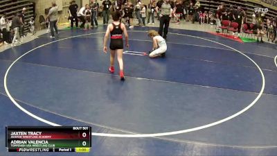 92 lbs 3rd Place Match - Jaxten Tracy, Aviator Wrestling Academy vs Adrian Valencia, Toppenish USA Wrestling Club