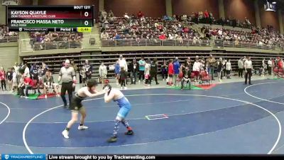 120 lbs Cons. Round 1 - Kayson Quayle, Zion Thunder Wrestling Club vs Francisco Massa Neto, Gold Rush