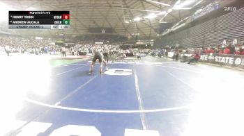 Boys 1A 157 lbs Champ. Round 2 - Andrew Alcala, Chelan vs Henry Tobin, Mount Baker