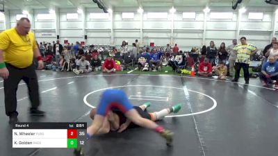 125 lbs Round 4 - Nathan Wheeler, Pursuit vs Kaden Golden, Pheonix Wrestling Club Blue