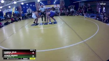 215 lbs Round 3 (8 Team) - Myron Mendez, Eagle Empire vs Gabrial Solis, Braves WC