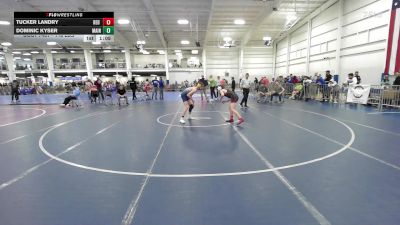 118 lbs Quarterfinal - Tucker Landry, Red Roots WC vs Dominic Kyser, Maine Hammahs