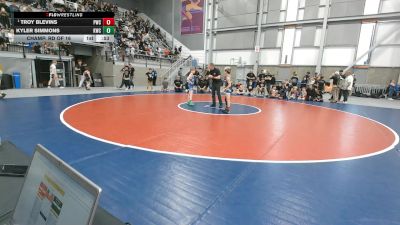 70 lbs Champ. Rd Of 16 - Troy Blevins, Punisher Wrestling Company vs Kyler Simmons, Kalispell Wrestling Club