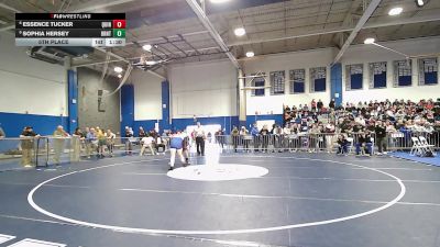 185 lbs 5th Place - Essence Tucker, Quincy Upper vs Sophia Hersey, Braintree