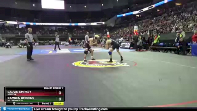 Champ. Round 1 - Kamren Robbins, Millard North vs Calvin Empkey, Norfolk