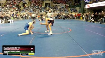 139 lbs Cons. Round 1 - Maddux Shockman, LaMoure-Litchville/Marion vs Colter Fladeland, Stanley