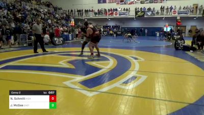 285 lbs Consy 2 - Noah Schmitt, Hickory vs Josiah McGee, Eastside-SC