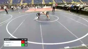 152 lbs Rr Rnd 3 - Brayden Bandidi, POWA Silver vs Eddie Land, Untouchables