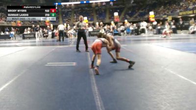 75 lbs Round Of 16 - Brody Myers, Portage vs Gunnar Landis, Ephrata
