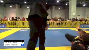 ENDERSON DIAS DE ALMEIDA vs RODRIGO LOPES MARTINS 2022 American National IBJJF Jiu-Jitsu Championship