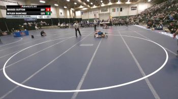 138 lbs Finals (8 Team) - Myles Sanchez, Creighton Prep vs Moses Sutton, Kearney