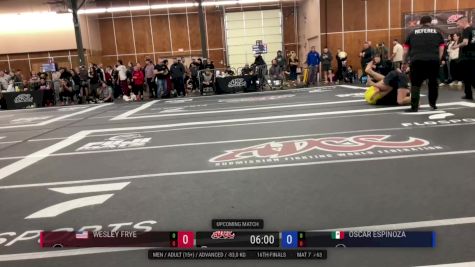 Wesley Frye vs Oscar Espinoza 2026 ADCC Portland Open