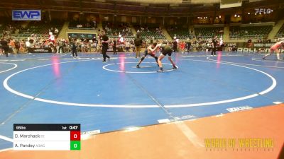 95 lbs Consolation - Dominic Marchack, Eierman Elite vs Arav Pandey, American Dream Wrestling Club