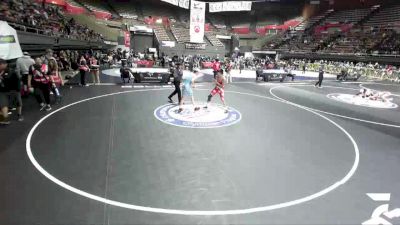 132 lbs Champ. Round 1 - Rocco Castillo, Firebaugh High School Wrestling vs Jackson Humphrey, High Desert Wrestling Club