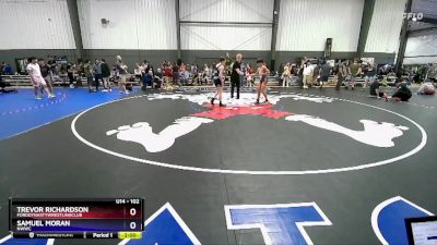 102 lbs 2nd Place Match - Trevor Richardson, FordDynastyWrestlingClub vs Samuel Moran, NWWC